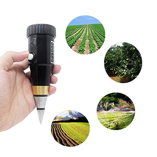 BMG Portable Soil PH Meter, Gardening Monitor Tool Test Kits for Garden, Field, Lawn, Farm,Soil Water Level Promote Organic Plant Healthy Growth
