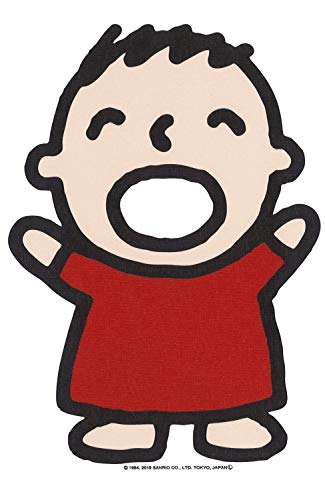 ゼネラルステッカー サンリオ みんなのたあ坊 ウォールステッカー 16.9cm×12.0cm DW-010 1枚入り レッド