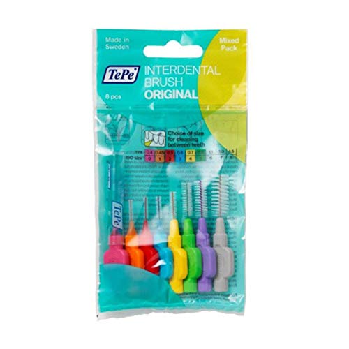 TePe 8 Interdental Brushes Original Mixed - Pack of 12
