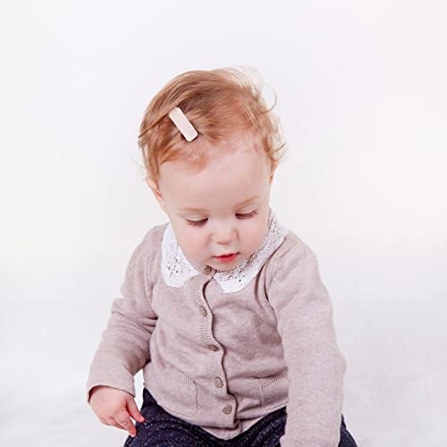 40pcs Baby Hair Clips Flower Patterns Snap Hair Clips Wrapped by Cloth Hair Pins Baby Girls Barrettes Hair Accessories for Baby Girls Infants Toddler Kids