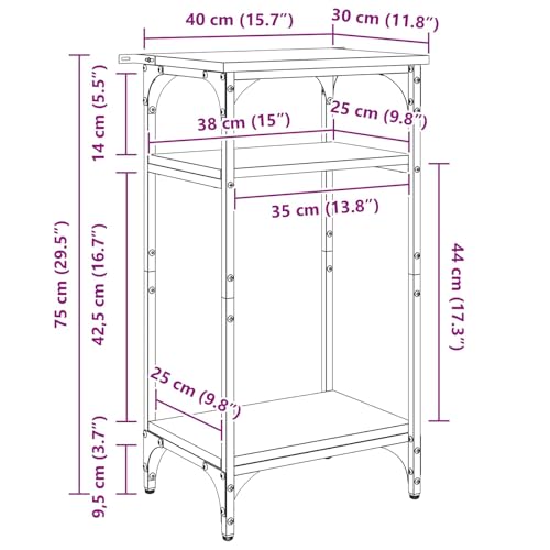 Table d'appoint étroite Mangloder pour résoudre le manque de place dans votre chambre - 3
