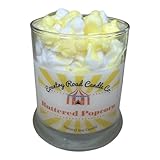 Country Road Candle Co. Buttered Popcorn Scented Candle for Home | Premium Natural Soy Candle with Cotton Wick | Premium Essential Oils | 12 oz Candle with 40+ Hour Burn | Auromatherapy Gift