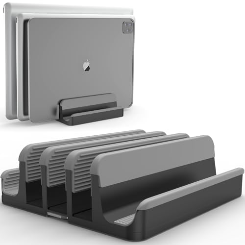 ノートパソコン スタンド 縦置き 3台収納 ホルダー