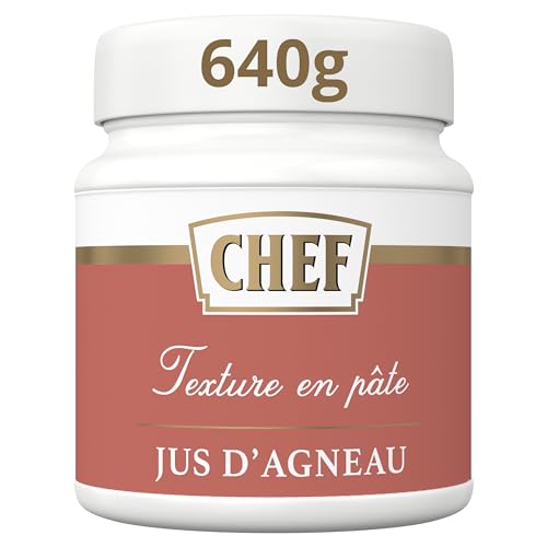 Jus d'agneau pâte concentrée CHEF sauce fond extrait viande pot 640g