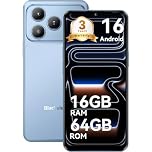 Blackview WAVE 7C Smartphone Offerta Android 16, 32MP+13MP 6.56", 16GB+64GB/2TB TF Cellulari, Telefono Cellulare Offerta 5000mAh/3.5mm/IP54 4G/WiFi 5G/Face ID/3 Slot Eer Carte,3 Anni Garanzia