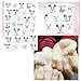 3D Adhesive Nail Art Decal Silhouette Contour Abstract Face Rose Stickers (Style 1)