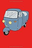 piaggio ape 500  APE Vespa Vespacar Italienischer Kleintransporter: Notizbuch oder Tagebuch mit 120 Seiten (6x9 inches)
