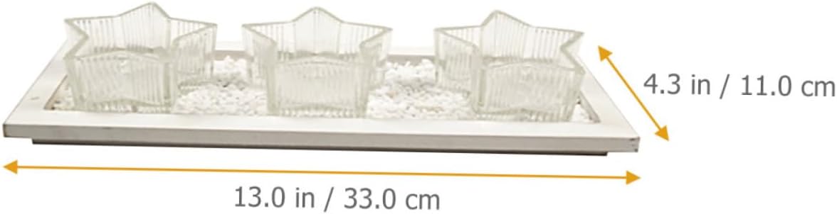 Glass Star Tealight Candle Holder Vintage Design for Christmas Weddings Festive Table Decor Elegant Votive Candle Stand for Special Occasions