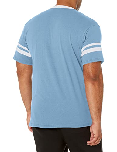 Jersey Augusta Sportswear Augusta Sleeve Stripe, Azul Claro/Blanco, Mediano miniatura 2