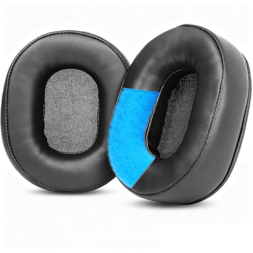 YunYiYi Replacement Ear Pads Cushions Compatible with Harman Kardon Fly ANC Headphones Earpads with Protein Leather Accessories (Black)