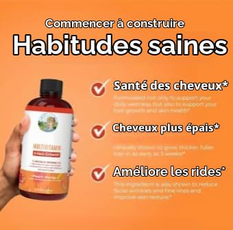 Multivitamine pour femmes - Améliore les rides du visage pour les femmes - Augmente l'épaisseur des cheveux pour les femmes