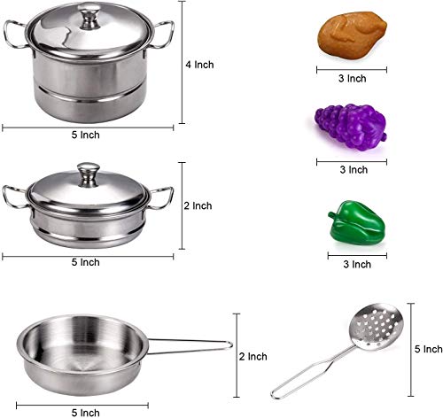 Tuko Pretend Kitchen Toys for 3+ Years Old Boy and Girl Gift (Kitchen Playset)