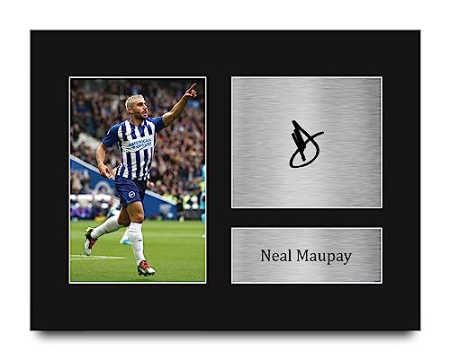 HWC Trading Neal Maupay Gifts Printed Signed Autograph Picture for Soccer Fans and Supporters - US Letter (ID-008611)