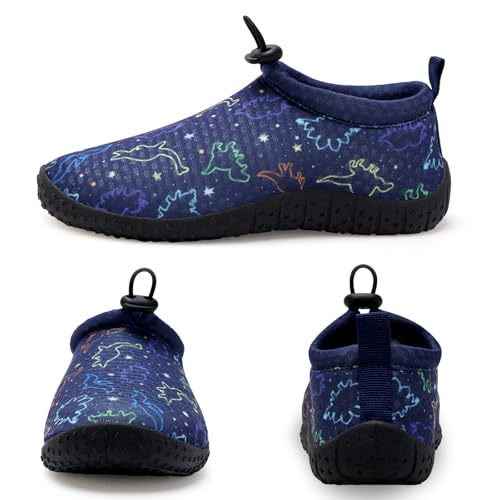 WateLves Toddler Water Shoes Kids Boys and Girls Quick Dry Lightweight Non-Slip Aqua Swim Socks with Flexible Thick Sole for Beach, Pool, Surfing4