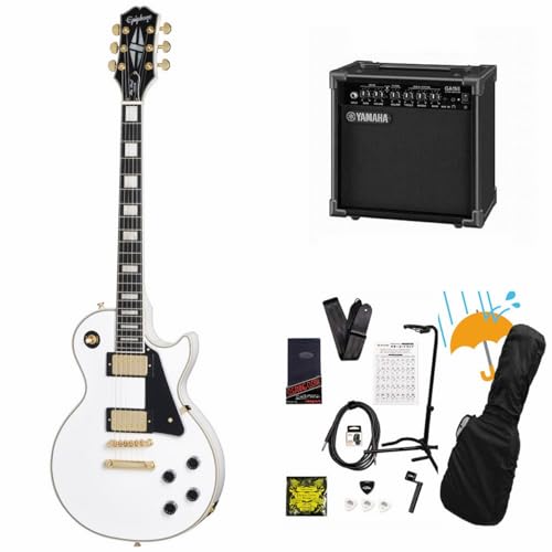 Amazon | Epiphone/Inspired by Gibson Les Paul Custom Alpine White