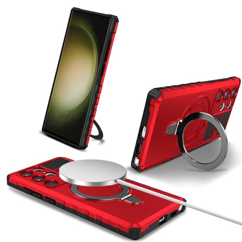 Housse Samsung S21 Plus rouge anti-chute qui résout le problème des écrans brisés par terre