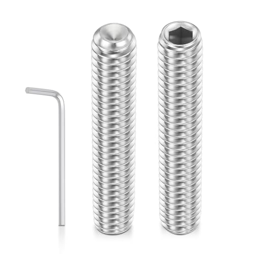Kozelo 20pcs Vis à socket hex pointe creuse M3-0.5x16mm 304 SS