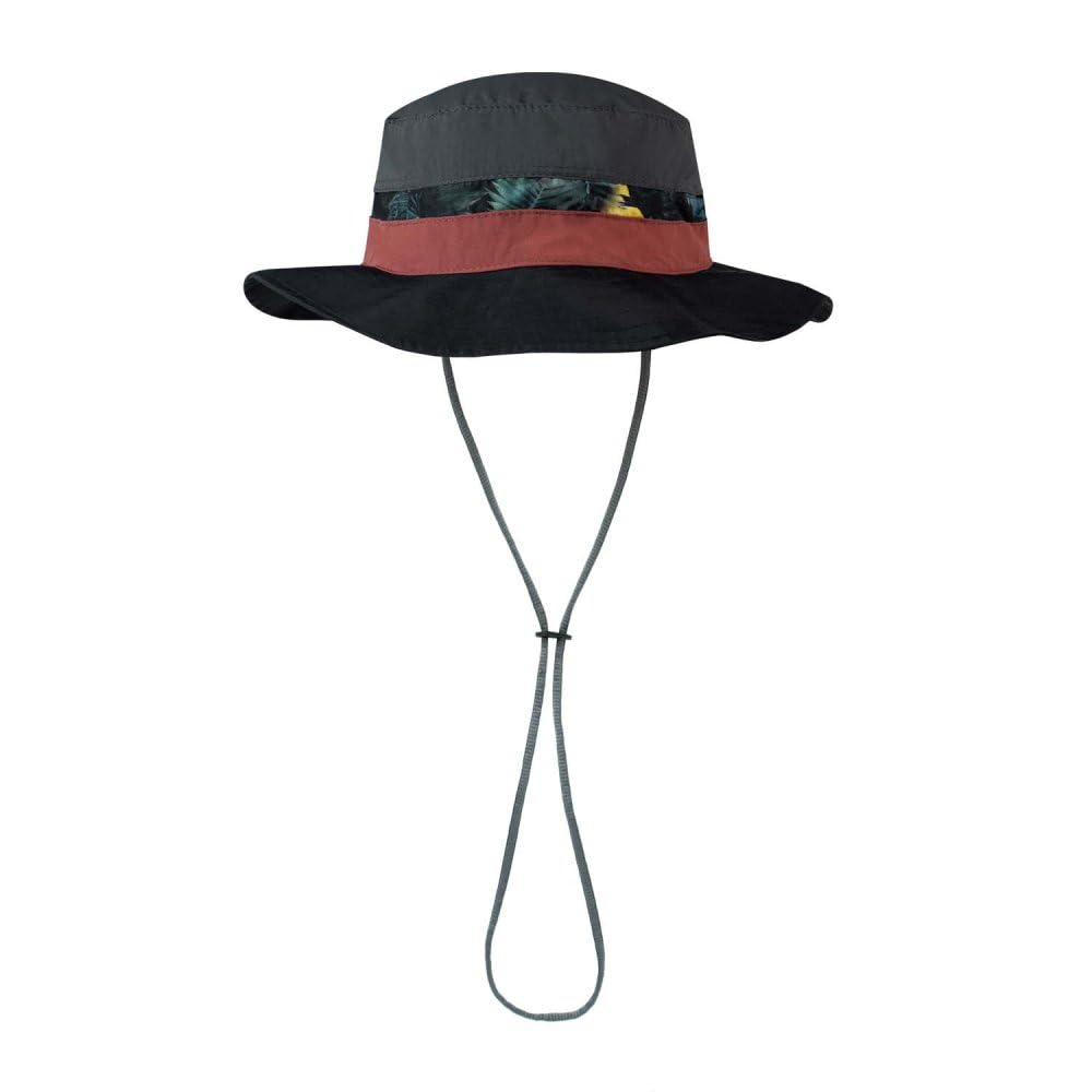 BUFF®| Cap Explore Booney Man Women Adult Adjustable, Comfortable, UPF50 Protection, Outdoor, Explore, Stretch, Adventure, S/M, Black