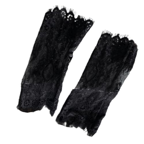 Elegant Floral Lace Fingerless Gloves for Bridal Wedding Party Vintage Wrist Sleeves Accessories