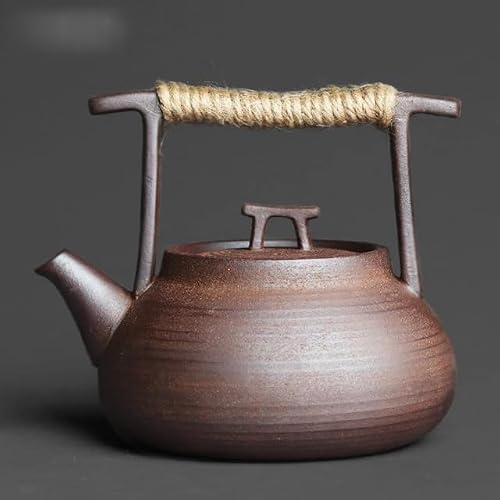 umsl Japanese style teapot handmade retro stoneware Kungfu tea ceremony portable tea maker ceramic teapot tea set