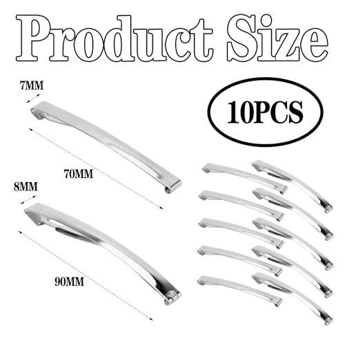 10 Stück Silber Haarspangen Damen,Haarspange Flach,Französische Frauen Hair Clips For Women,French Haarklammern Klein,Metallische Haarspange,Speziell Mit Feinem Haar,Elegantes Diy Frisur Zubehör
