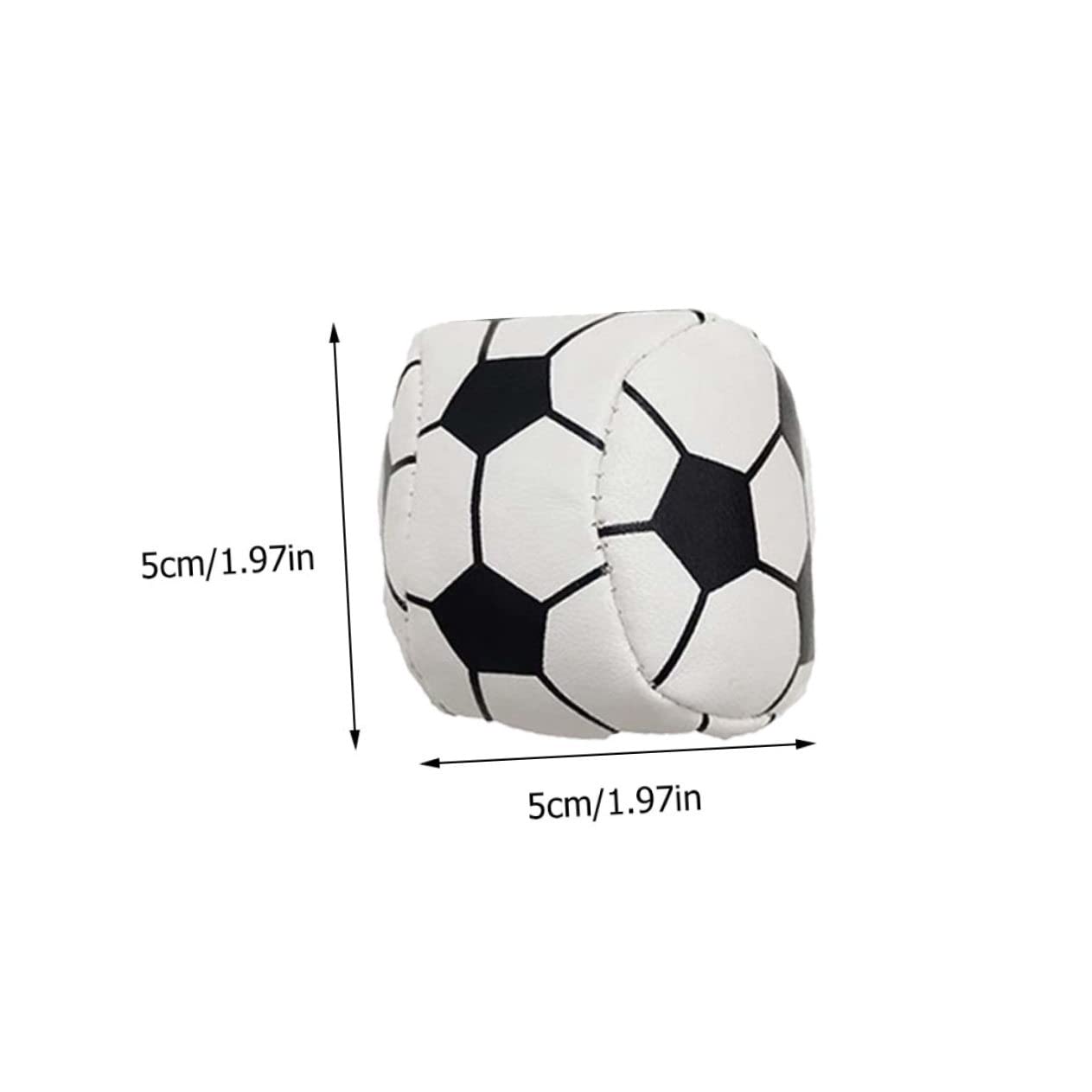 KOMBIUDA Bolsas De Arena Hechas A Mano Juguetes De Fútbol ​​Bolsas De Arena con Forma De Balón De Fútbol ​​Juguetes para Bolsas De Arena para Exteriores Juguetes para Pelota De