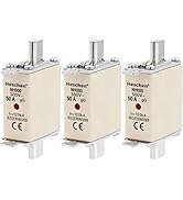 Heschen NH Sicherungseinsatz NH000 50A gG Frontanzeige Kombimelder, 3 Stück