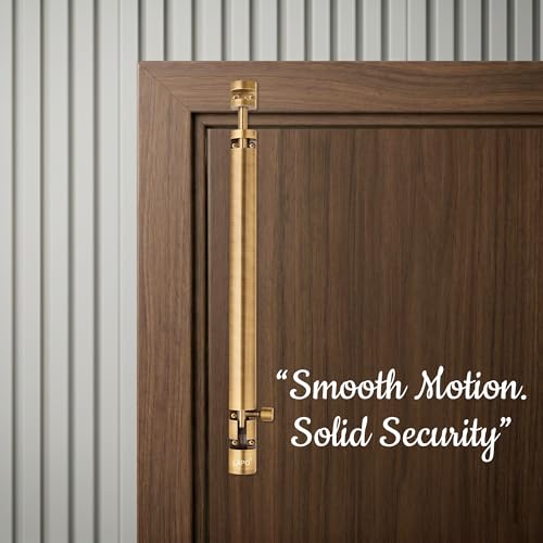 Image of LAPO 2 Pack Heavy Duty 12 Inch Aluminium Tower Bolt for Wooden and PVC Door /Kundi /Chitakni for Windows Tower Bolt /Door Lock Latch for Main Doors (Antique Finish, Pack of 2)
