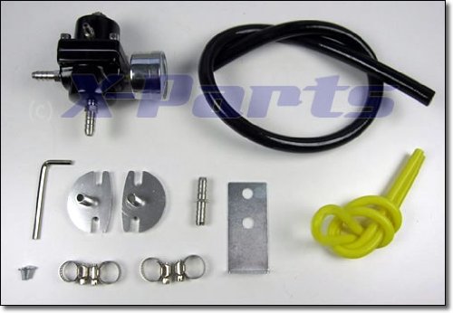 Regulador de presión de gasolina ajustable 0-7 bar, color negro, uso universal