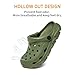 Toddler Boys Girls Garden Clog Slip On Slide Sandals Beach Shoes Army Green