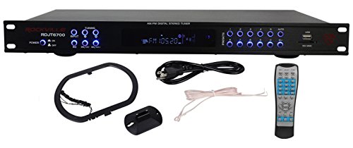 Rockville Professional Rack Mount DJ AM/FM Digital Tuner+USB/SD Player (RDJT6700)