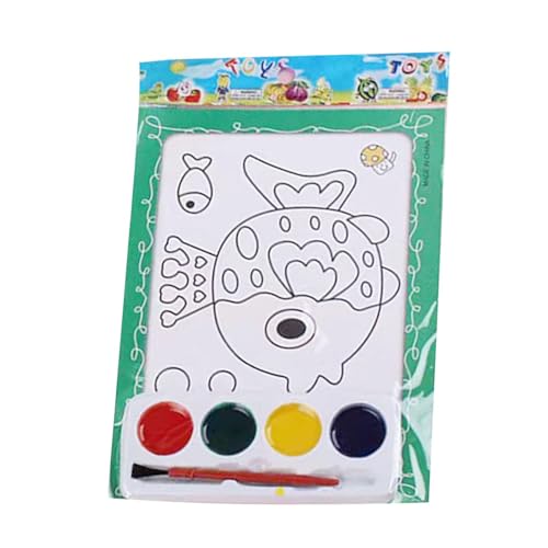 Hojas para colorear de agua, papel para colorear para, Tarjetas para colorear de agua, Bloque de arte educativo de acuarela, tarjetas creativas para colorear con agua para, suministros de fiesta de