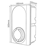 evec VECGO | EV charger | Electric Vehicle Charger | Type 1, Type 2 | 7.4kW | Untethered and Solar Integrated | Single Phase | Wall Mount | EV Home Charger| Level 2 Charger | Black, 30x19x12.6cm - Image 9