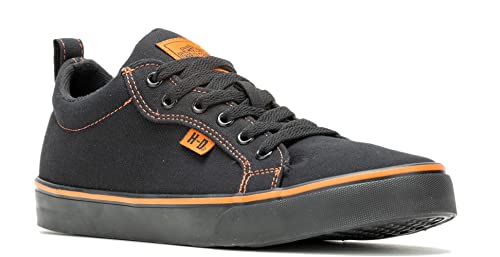 Harley-Davidson Men's Torland Black Vintage Style Sneakers D93897