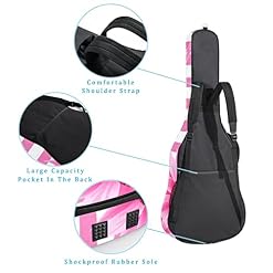 Housse étanche pour guitare acoustique avec double bandoulière et poche Motif floral, Multicolore 03., 42.9×16.9×4.7 in… - Les Beatles, Paul McCartney, John Lennon, RIngo Starr, George Harrison Housse étanche pour guitare acoustique avec double bandoulière et poche Motif floral, Multicolore 03., 42.9x16.9x4.7 in… – Image 3