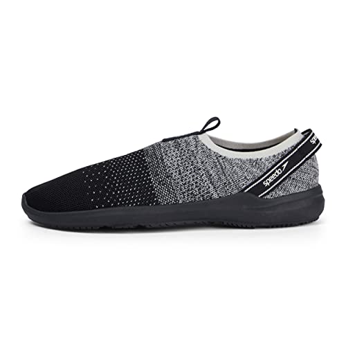 Speedo Hombre Surfknit Pro Zapatos de agua, Blanco/Negro, 10