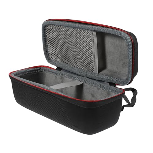 Angoily Cordless Speaker Storage Organizer Pouch Carrying Case Mesh Pocket for Cables Accessories for Travel Home Use Multi-Functional Design