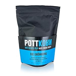 Pottkorn – Die Dröhnung Popcorn mit Schokolade Espresso Whisky 150 g