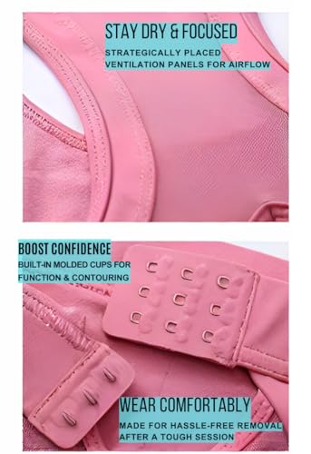 Image of GLAMORAS Nylon Spandex Active Sports Bra for Women | Full Coverage, Non-Wired, Seamless, Stretchable & Support Activewear for Women | Criss Cross Back Crop Tops for Gym, Yoga & Workout - Size: S - 2XL