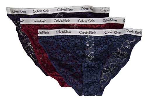 Slips femme CK lot de 3 bikinis en coton sous-vêtement élastique