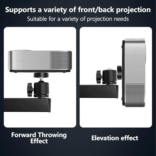 Support mural pliable en métal 1/4 double axe pour home cinéma compact - 6