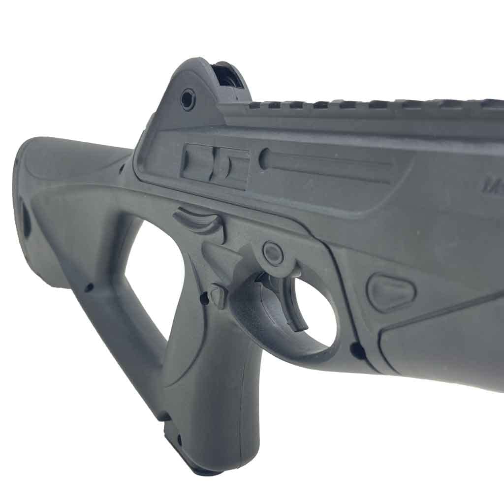 Fusil Airsoft C4-X1 Vanguard - modèle à Ressort (Spring) - armement Manuel/tir Coup par Coup - Matière: Plastique Haute résistance - Couleur: Noir-Puissance 0.5 Joule