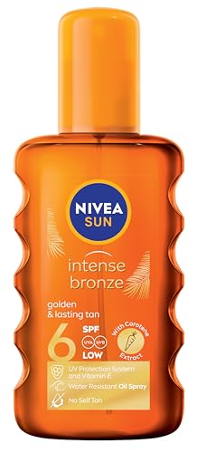 NIVEA SUN Tanning Oil Spray Carotenne Vitamine E & Jojoba Oil SPF 6 200ml