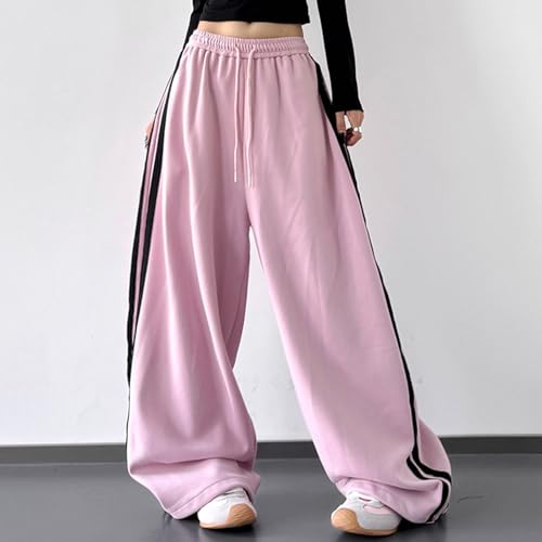 Pantalon de jogging ample femme avec cordon de serrage style rétro US