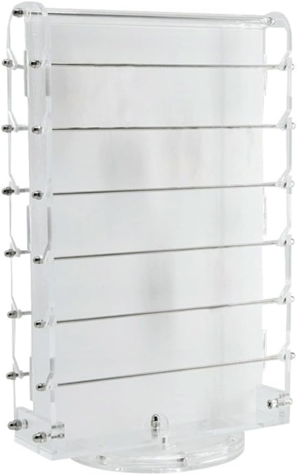Practical Bead Display Holder Acrylics Jewelry Display Stand Double Sided Rotating Bead Rack for Retail and Exhibition