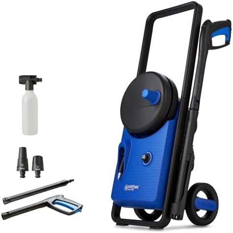 Nilfisk Hochdruckreiniger Core 140 Bar Druck mit PowerControl - Pressure Washer Für Terrassen, Werkstätten und Autos (1800 W)