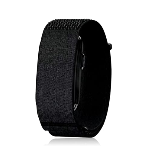 KONXISA �����o���h For Garmin CIRQA Smart Band �p �A�[���o���h �i�C�������[�v�o���h �u���b�N