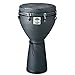 REMO Djembe, MONDO, Key-Tuned, 12" x 24", SKYNDEEP FIBERSKYN, Black, Contour Tuning Brackets, Black Earth Finish