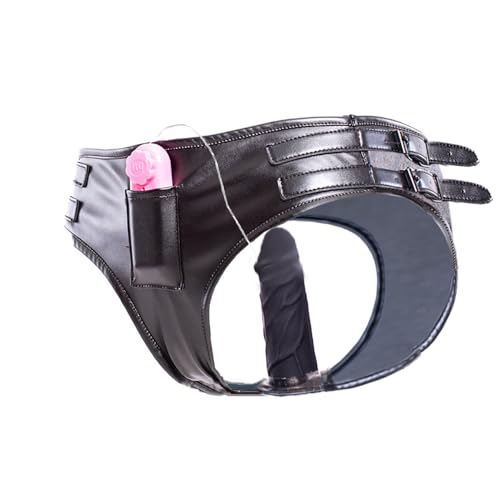 Slip mit Vibrator und Fernbedienung Vibrierender Slip für Frauen Dildoslip Vibrator Dildo Umschnall-dildos Umschnallpenis für Frauen Analdildo Analplug Vibration Strap on Umschnall