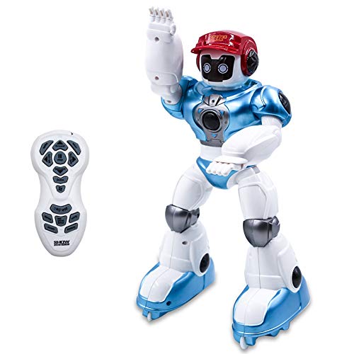 BBdis Robot Toy,Infrared Remote Control Robot for Kids - Hip-hop Dancing Robot with Two Blue LED Eyes Robot Toy for Girl and Boy 3-12 Year Old Birthday Gift Present